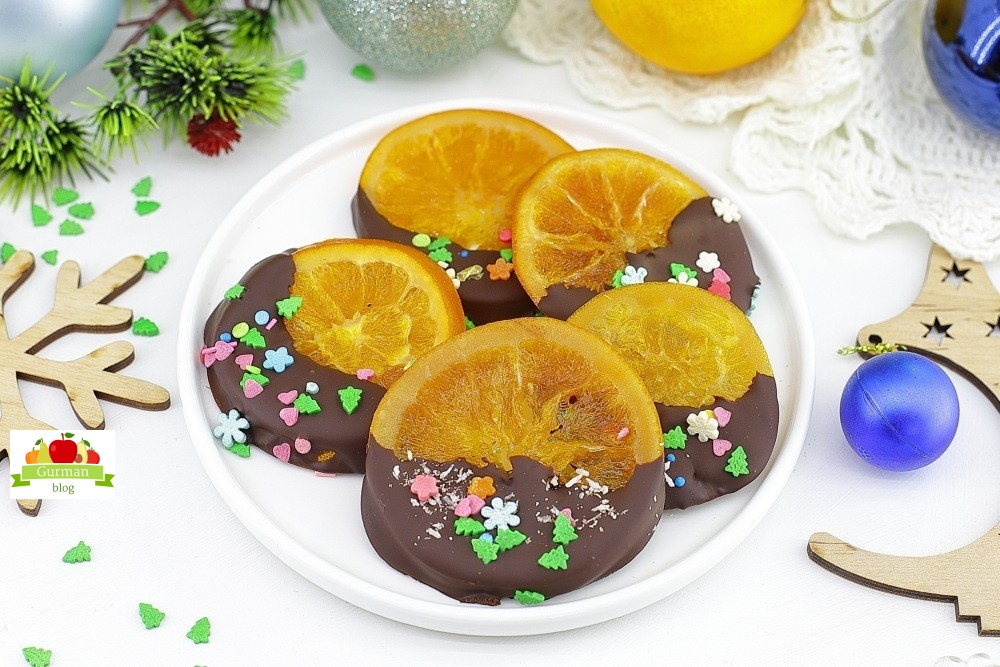 Апельсины в шоколаде – десерт на новогодний стол