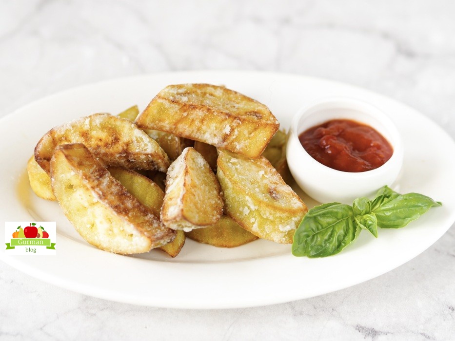 Баклажаны жареные в крахмале