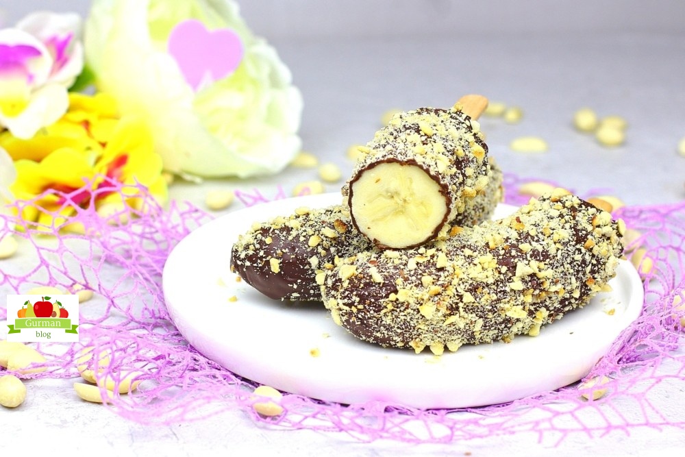 Бананы в шоколадной глазури