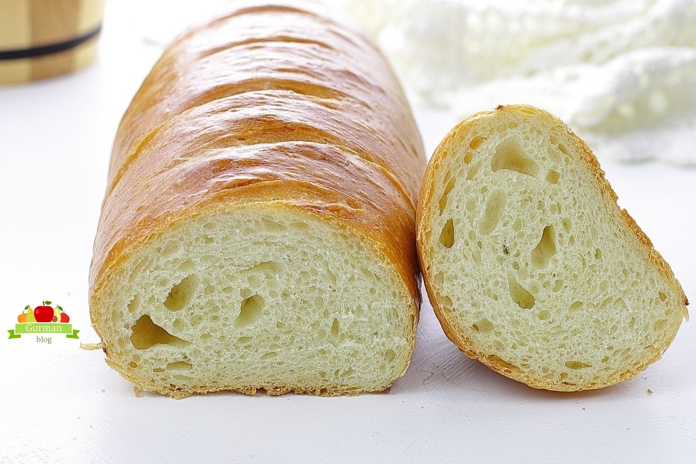 Батон домашний: рецепт в духовке на сухих дрожжах