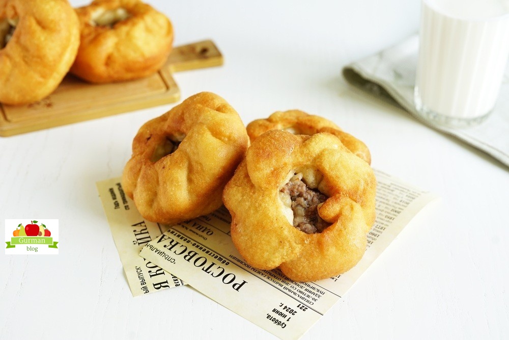 Беляши: рецепт с фаршем на сковороде сочные