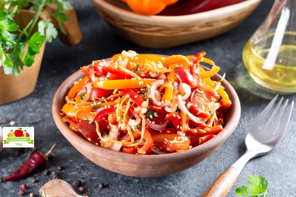 Болгарский перец по-корейски