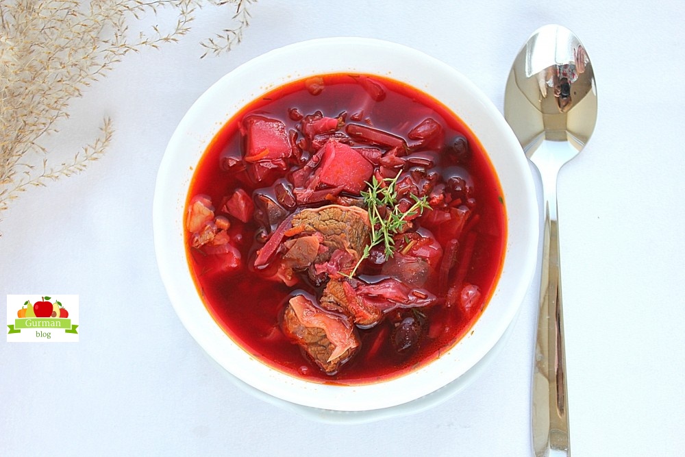 Борщ из говядины