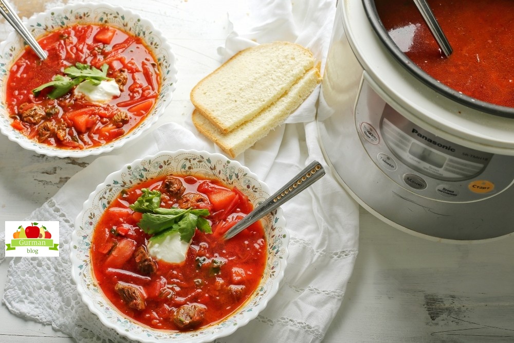 Борщ в мультиварке