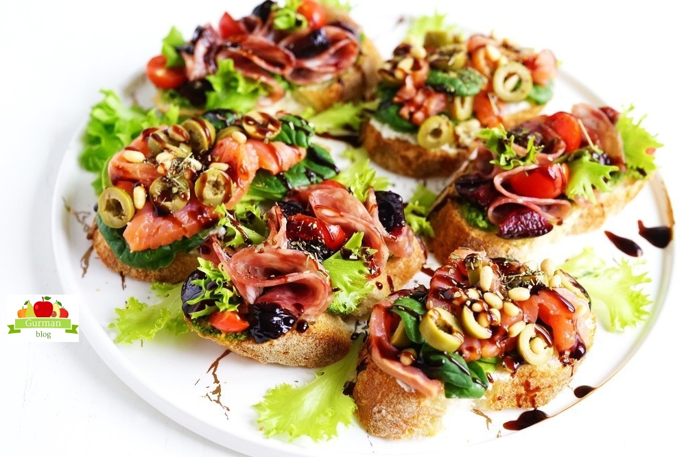 Брускетты на стол: праздничный рецепт