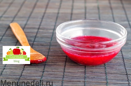 Брусничный соус к мясу