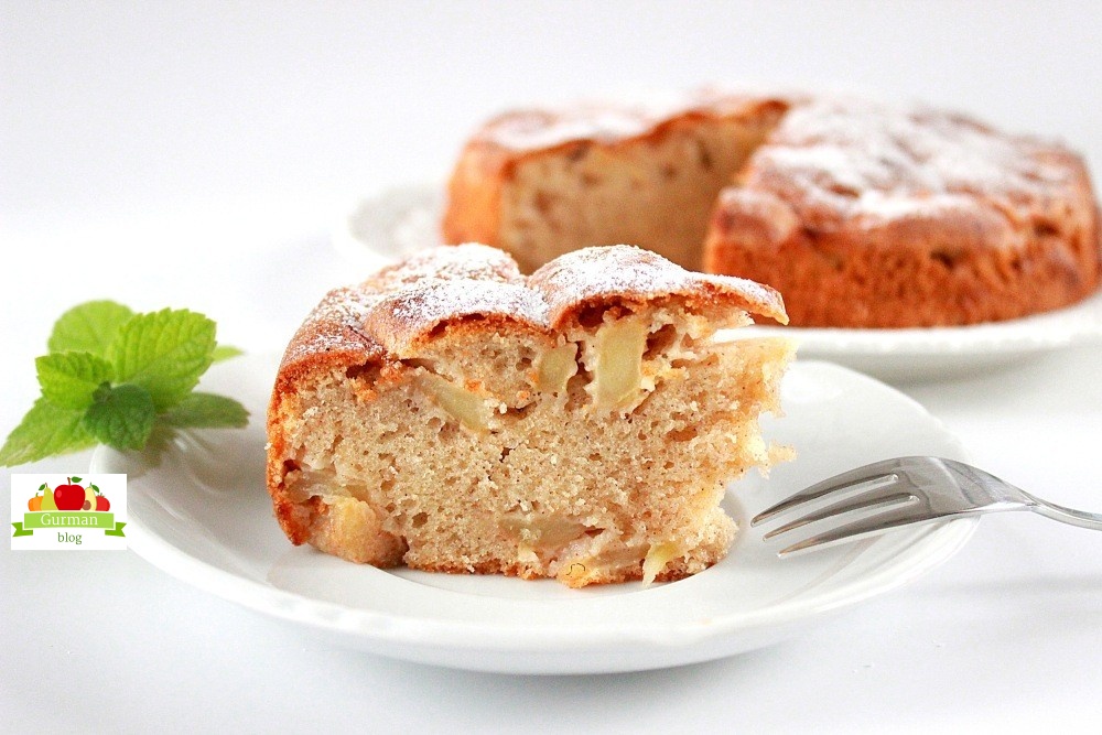 Быстрый яблочный пирог в духовке