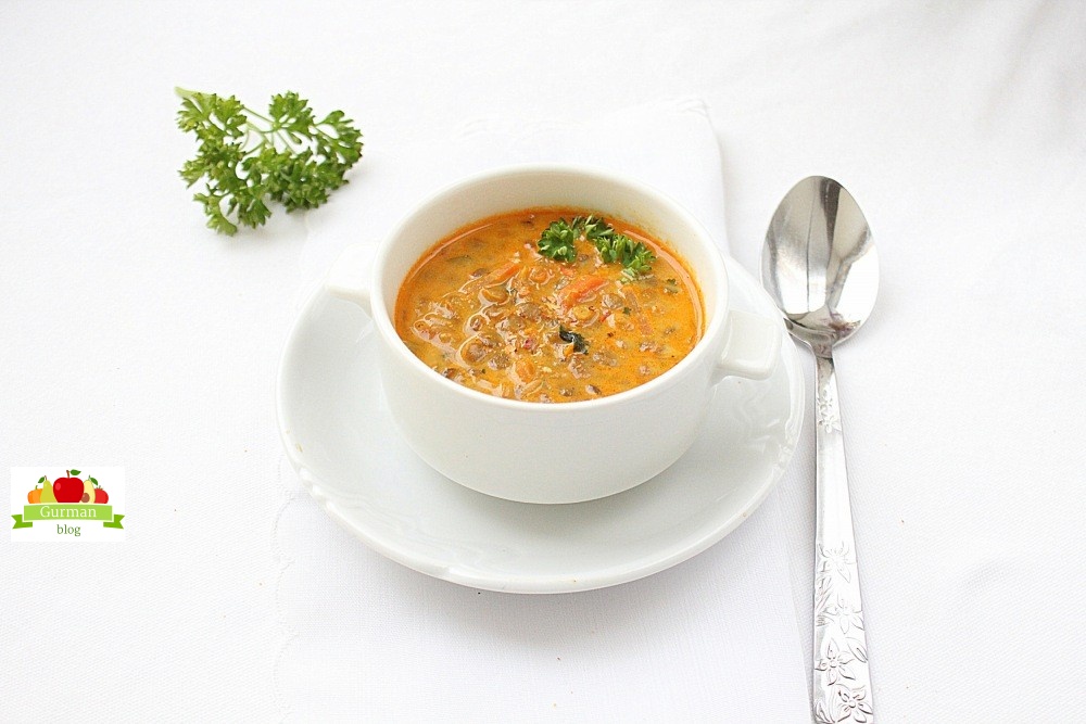 Чечевичный суп с карри