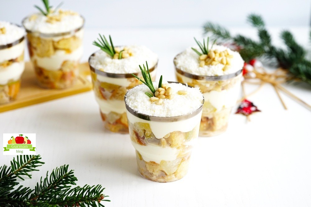 Десерт на Новый год 2025 в стакане