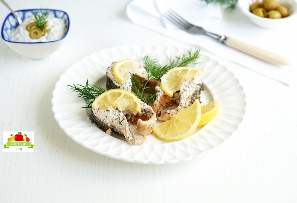 Горбуша на пару