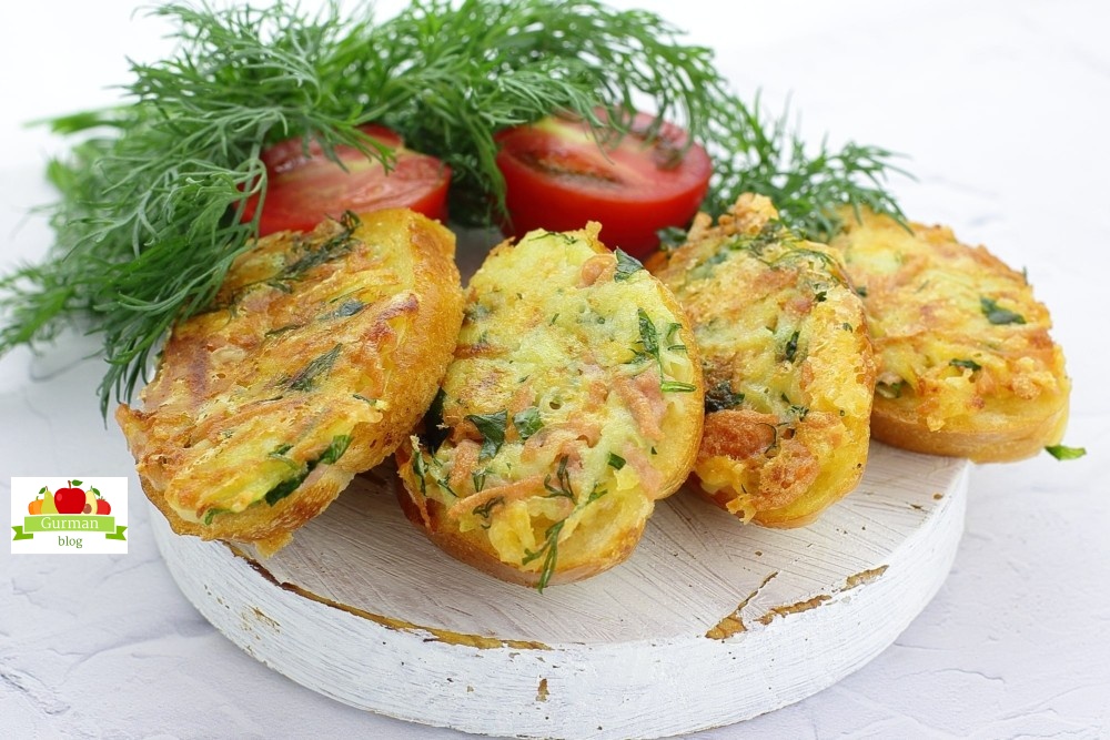 Горячие бутерброды с картофелем