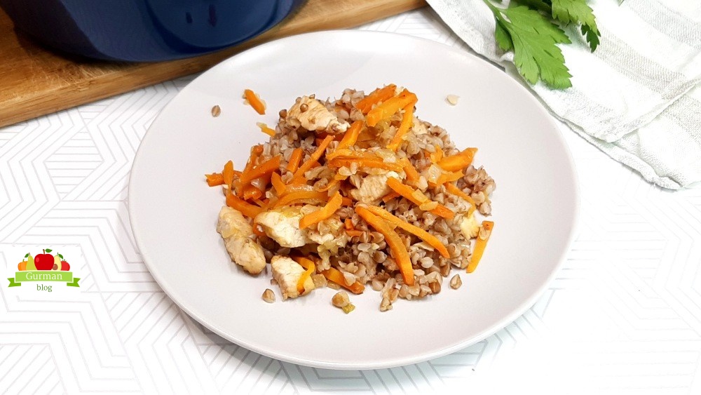 Гречка в духовке с мясом