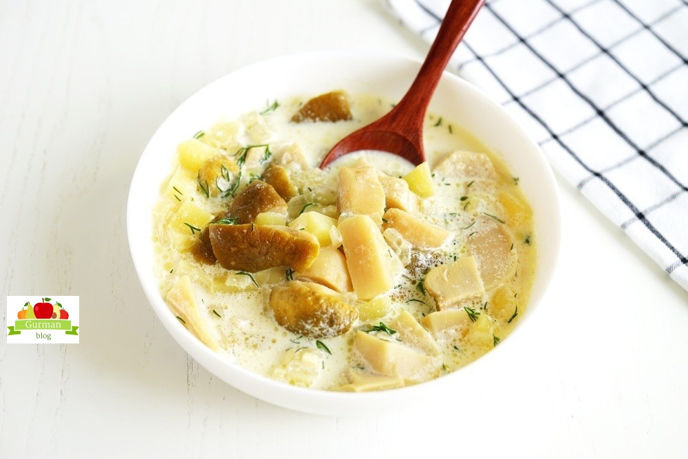 Грибной суп из белых грибов