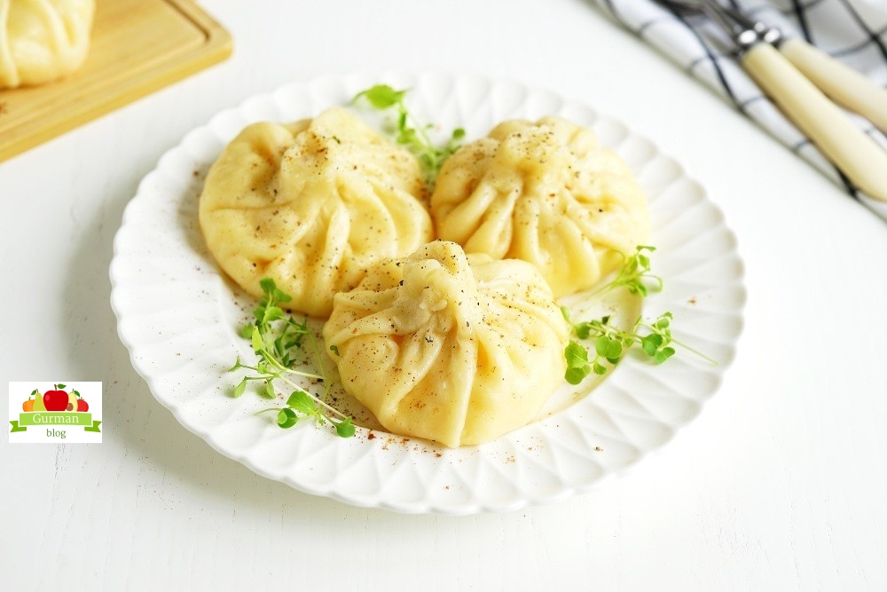 Хинкали с сыром Сулугуни