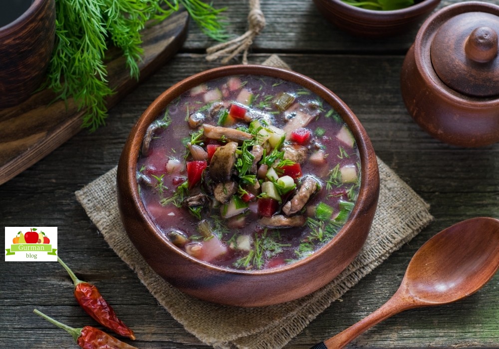 Холодный грибной суп