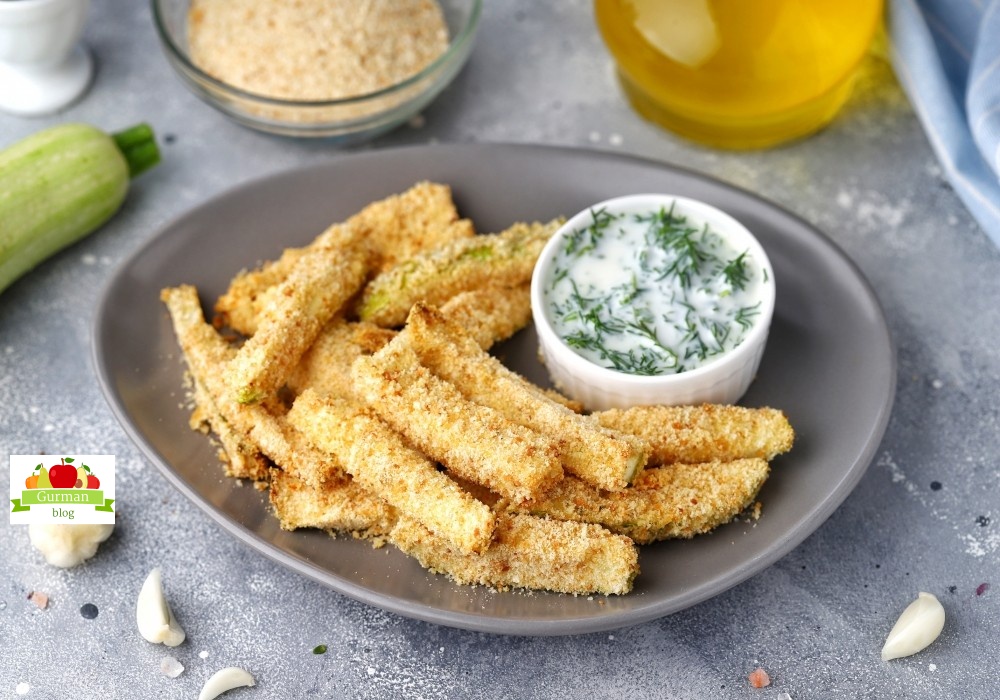 Хрустящие палочки из кабачков