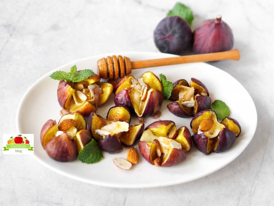 Инжир с сыром и медом в духовке