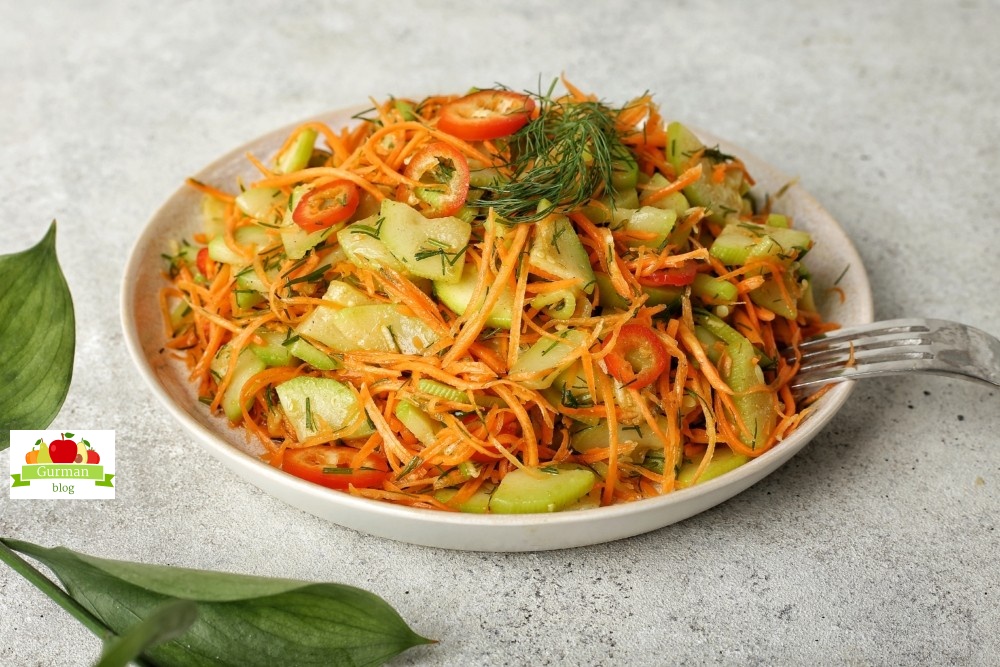 Кабачки по-корейски