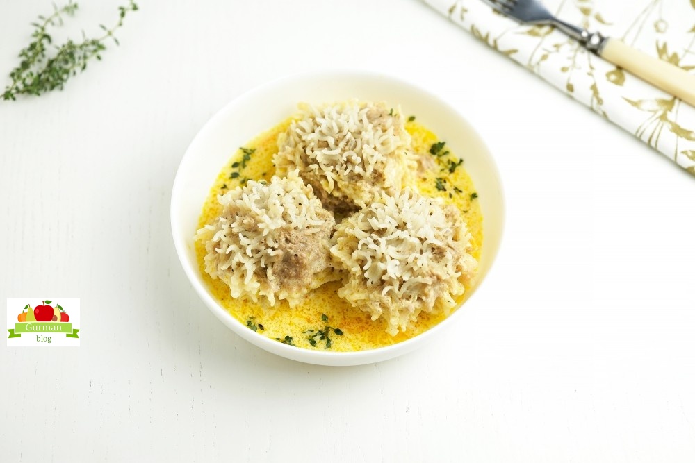 Как приготовить ёжики с подливкой