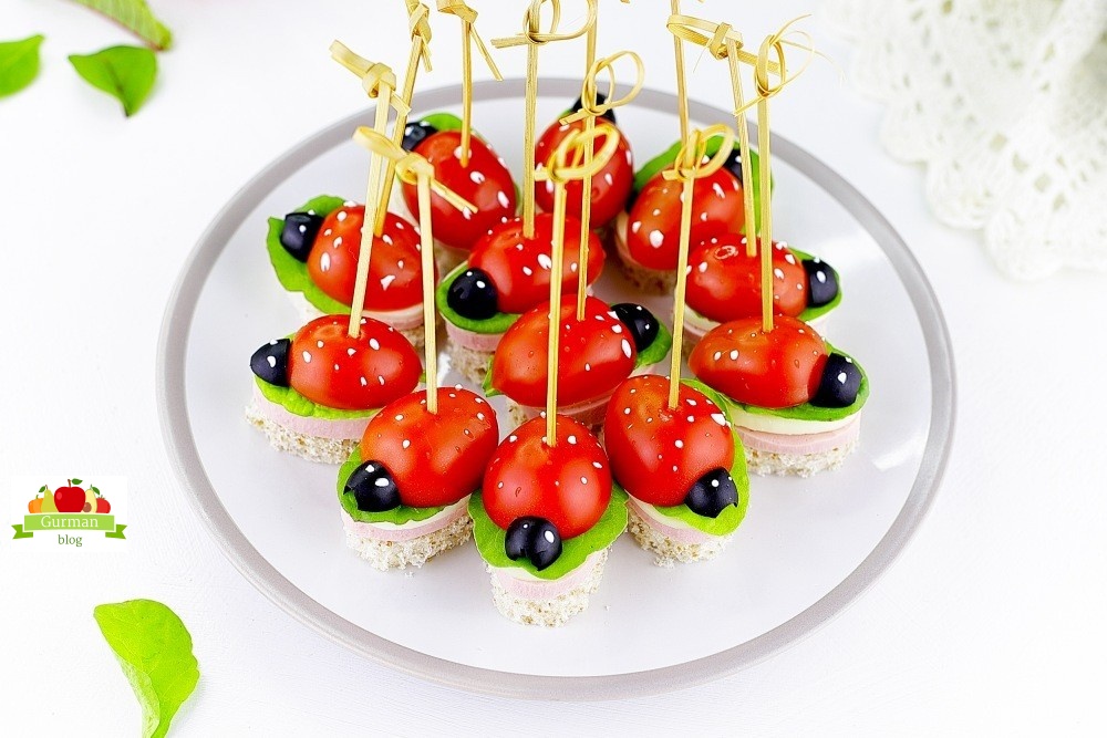 Канапе на детский День Рождения