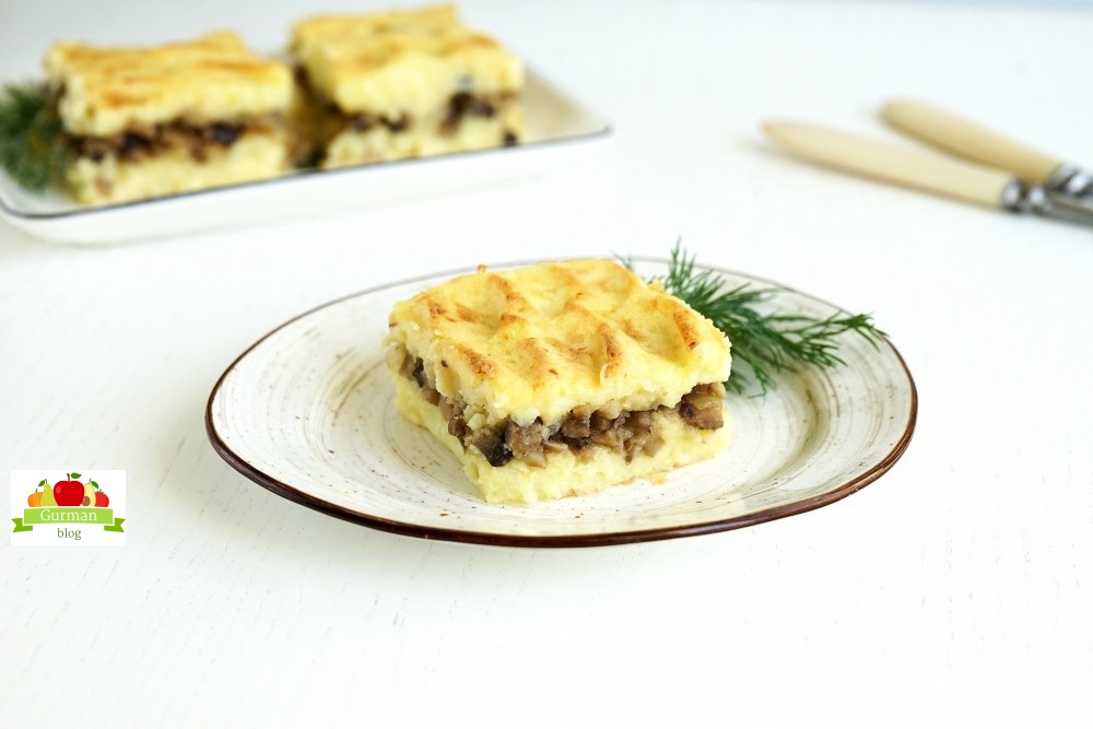 Картофельная запеканка в духовке классический рецепт без фарша