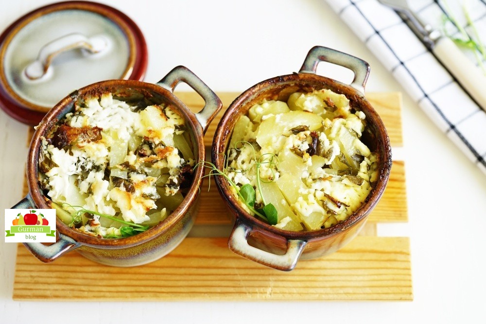 Картошка в горшочках с мясом