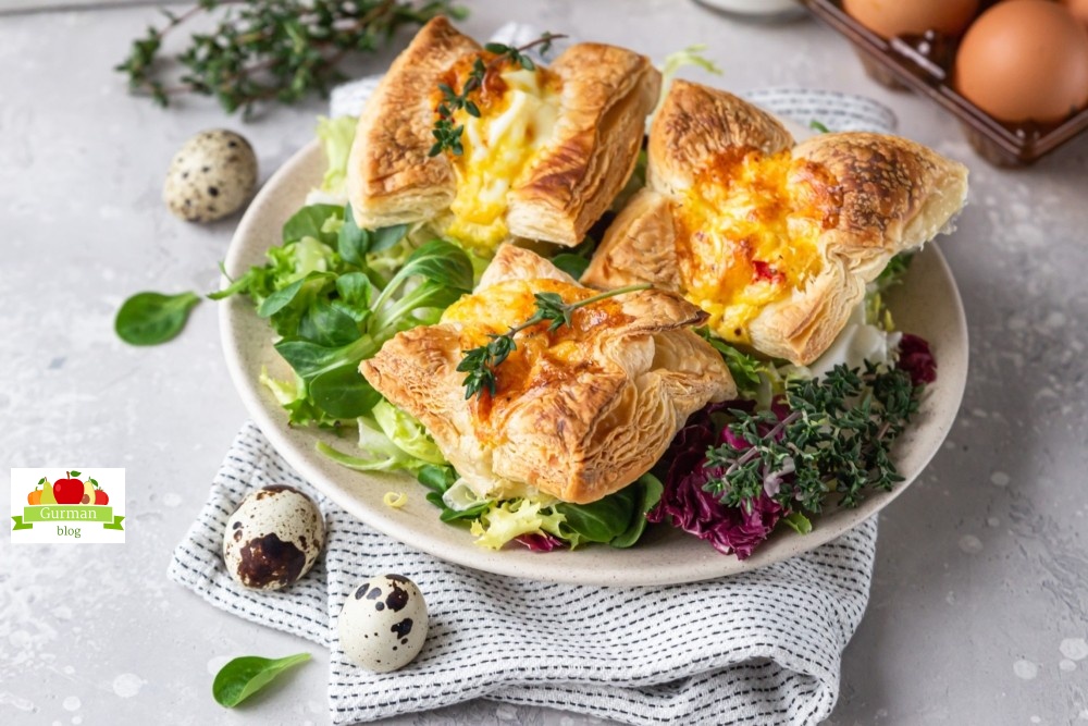 Киши со сладким перцем и кукурузой