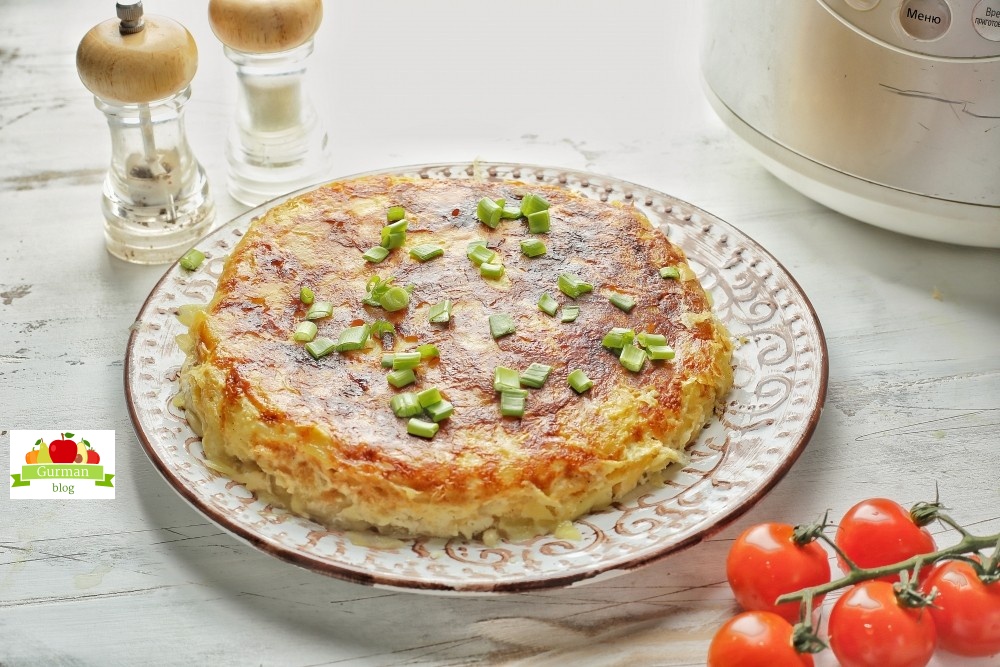 Классическая картофельная запеканка в мультиварке