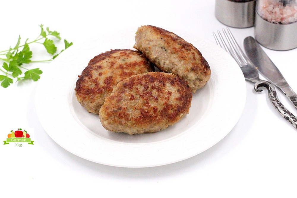 Котлеты из свинины и говядины