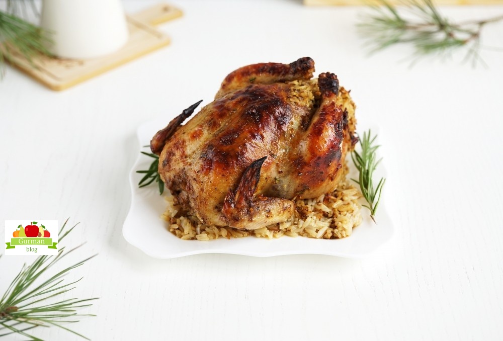 Курица корнишон в духовке на праздничный стол