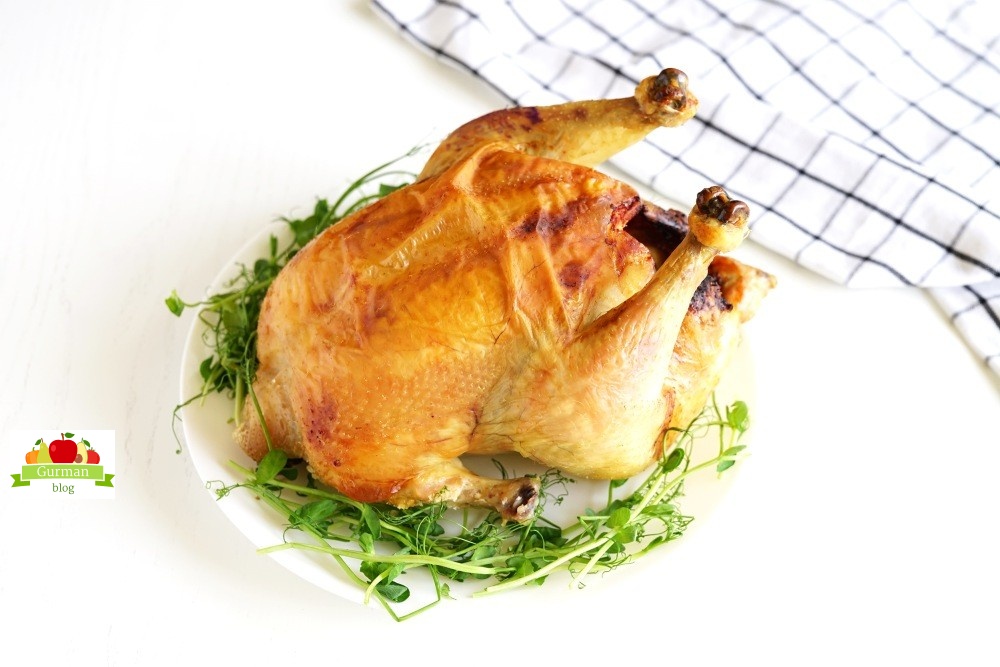 Курица на соли в духовке целиком с хрустящей корочкой