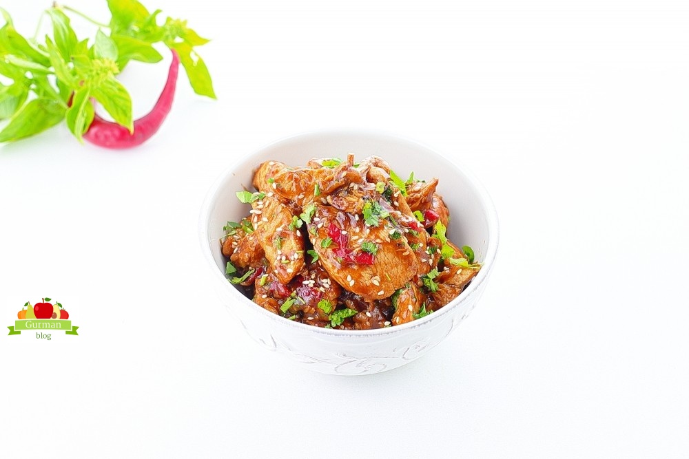 Курица в соусе терияки: рецепт на сковороде