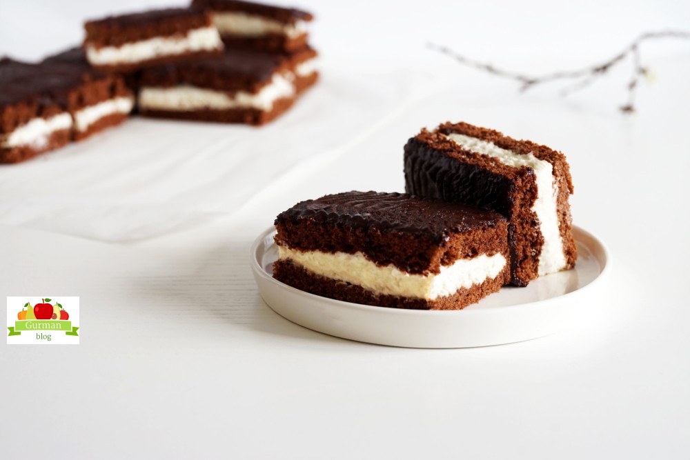 Лакомство из детства – пирожное “Молочный ломтик”: рецепт классический