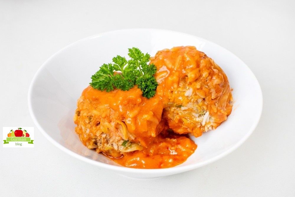 Ленивые голубцы с фаршем и рисом