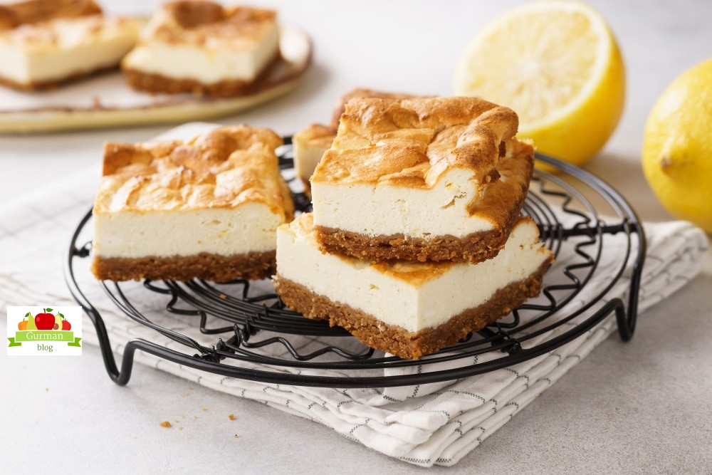 Лимонно-творожный пирог