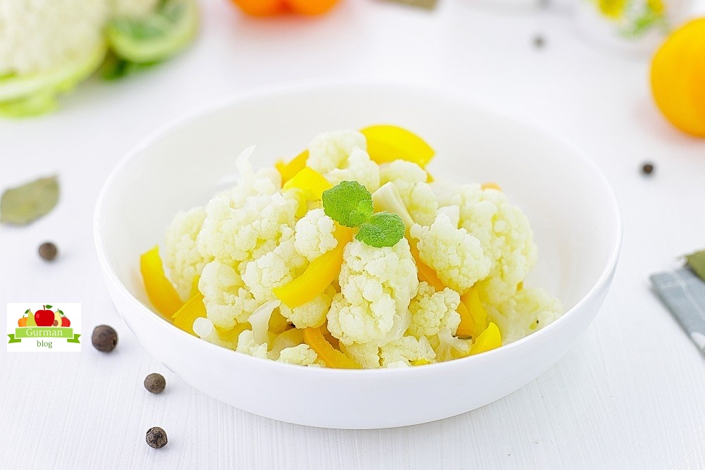 Маринованная цветная капуста быстрого приготовления