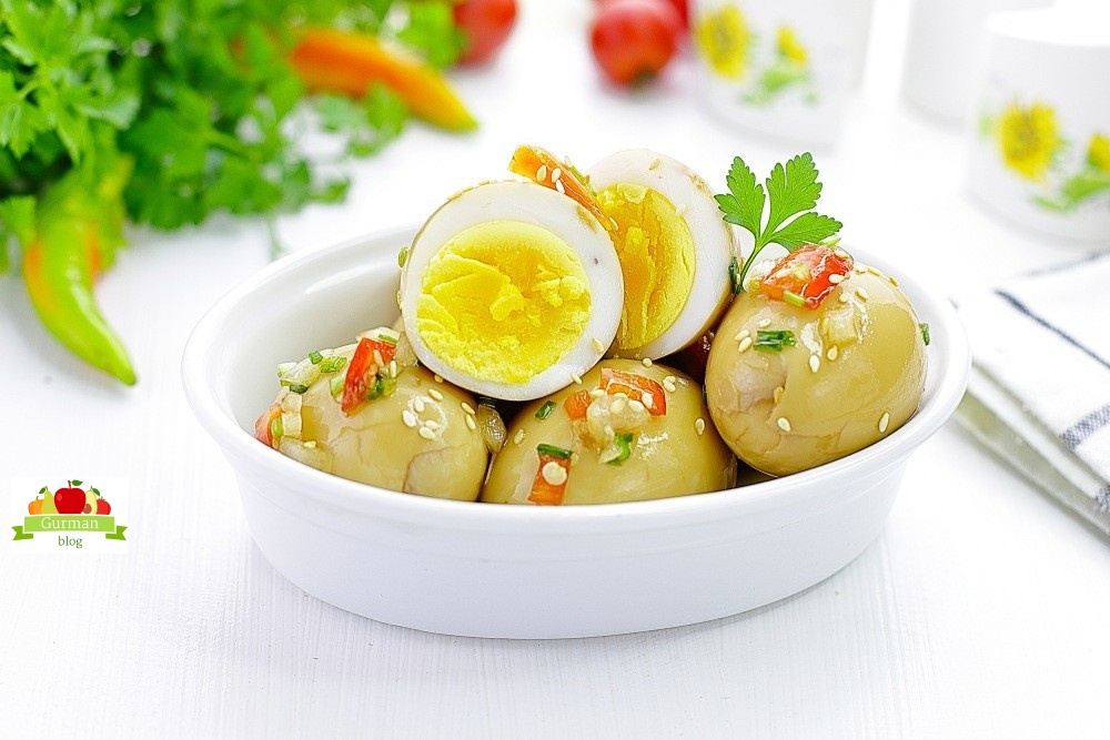 Маринованные яйца: рецепт в соевом соусе по-корейски