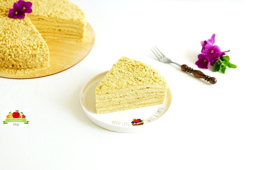 Медовик с заварным кремом