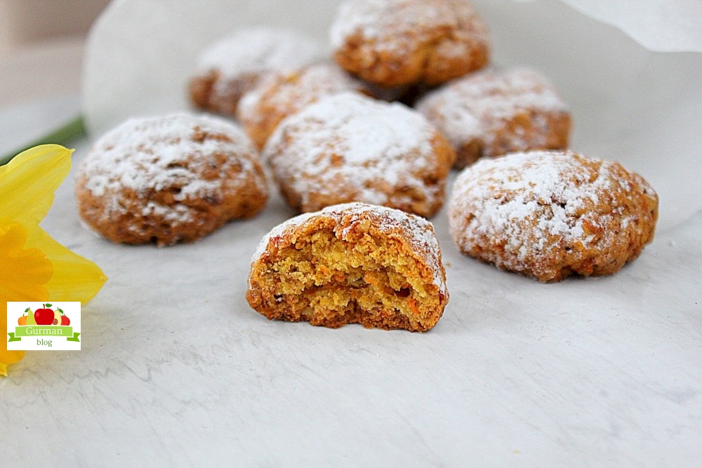 Морковное печенье с грецкими орехами