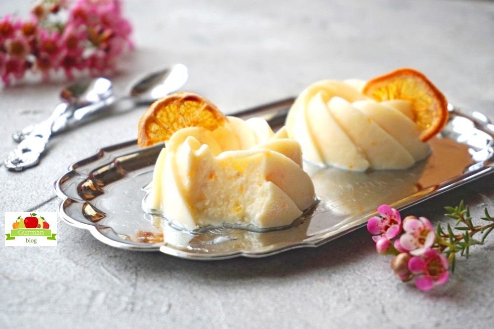 Низкокалорийное творожное апельсиновое желе