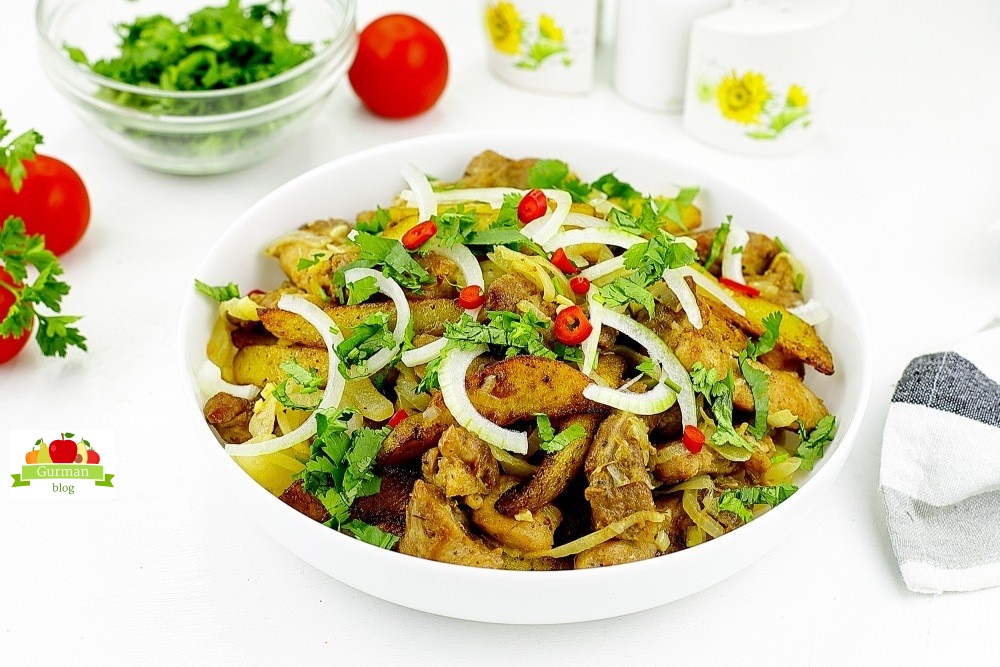 Оджахури по-грузински: рецепт классический на сковороде