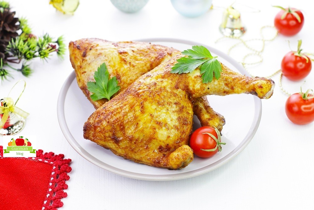 Окорочка в духовке на новогодний стол