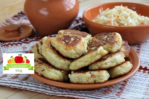 Оладьи капустные постные