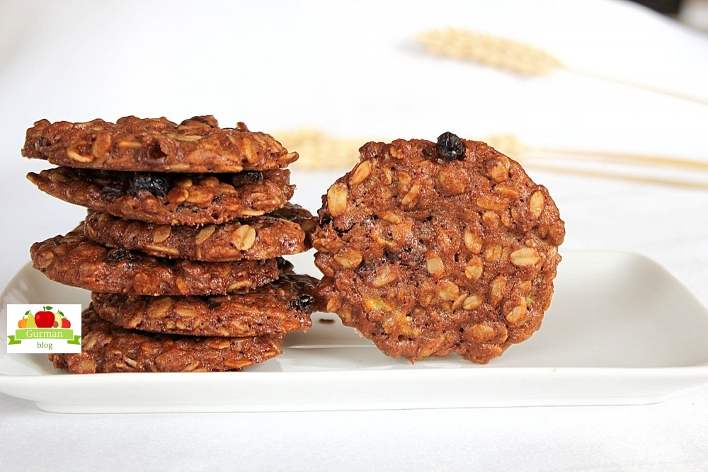 Овсяное печенье с бананом