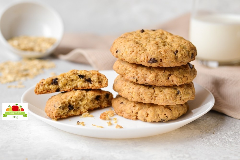 Овсяное печенье с шоколадом