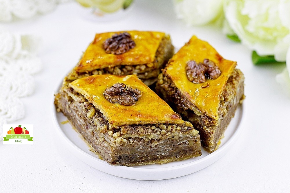 Пахлава с грецкими орехами: рецепт в домашних условиях