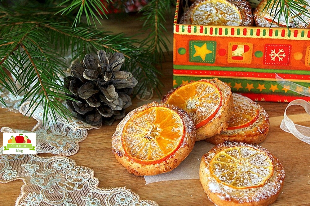 Печенье с миндалем и мандарином – аромат Нового года