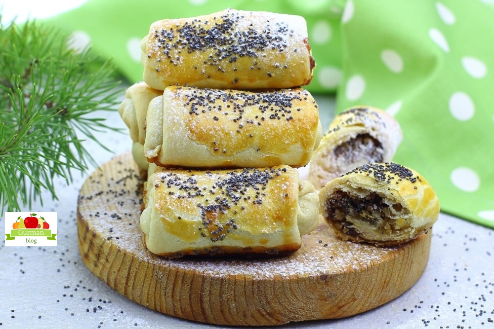 Печенье с орехами и маком