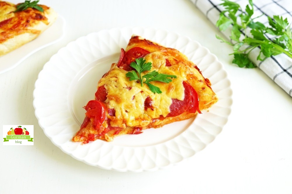 Пицца домашняя в духовке