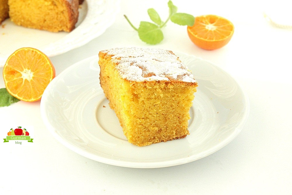 Пирог с мандаринами в духовке